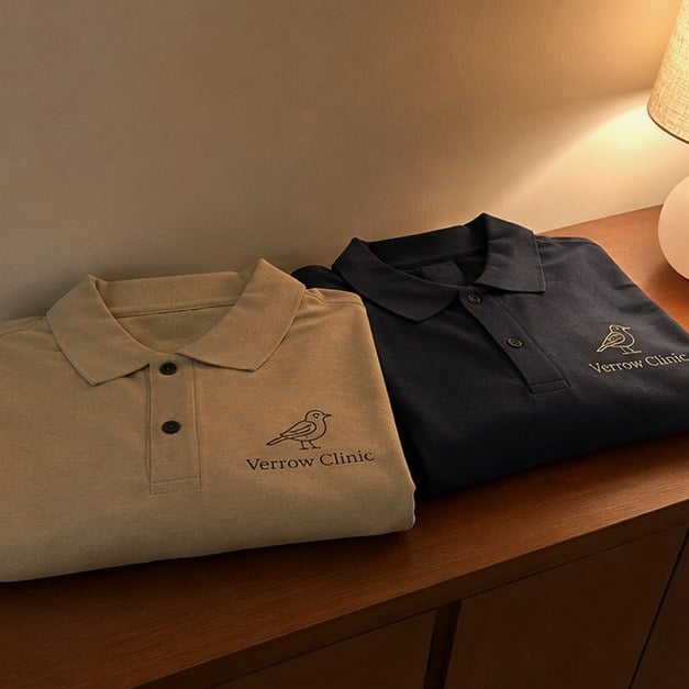 Bamboo shirts with logo — customer photo