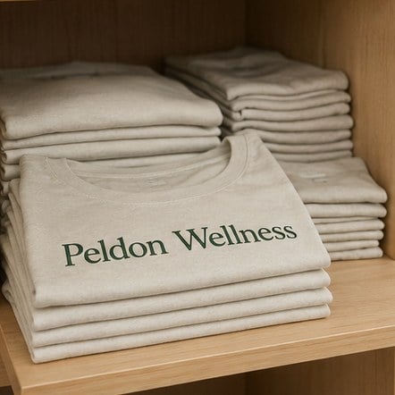 Customized bamboo shirts for spas, salons and wellness studios